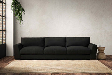 Guddu Super Grand Sofa - Brera Linen Charcoal
