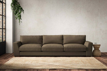 Guddu Super Grand Sofa - Brera Linen Chestnut