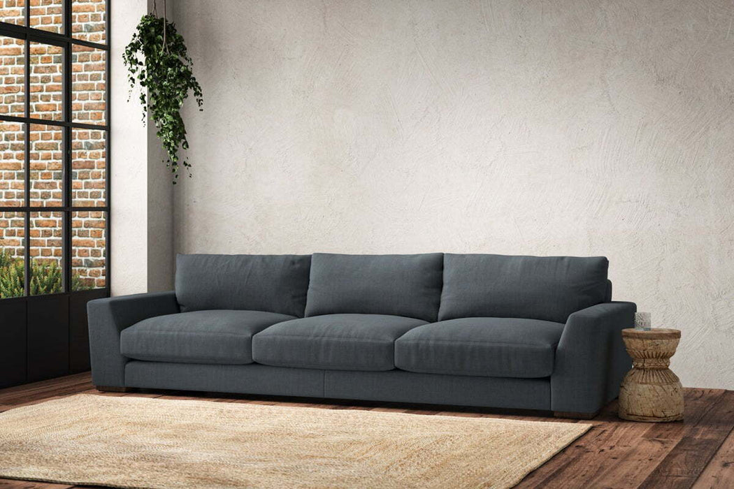 Guddu Super Grand Sofa - Brera Linen Dusk
