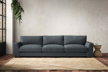 Guddu Super Grand Sofa - Brera Linen Dusk