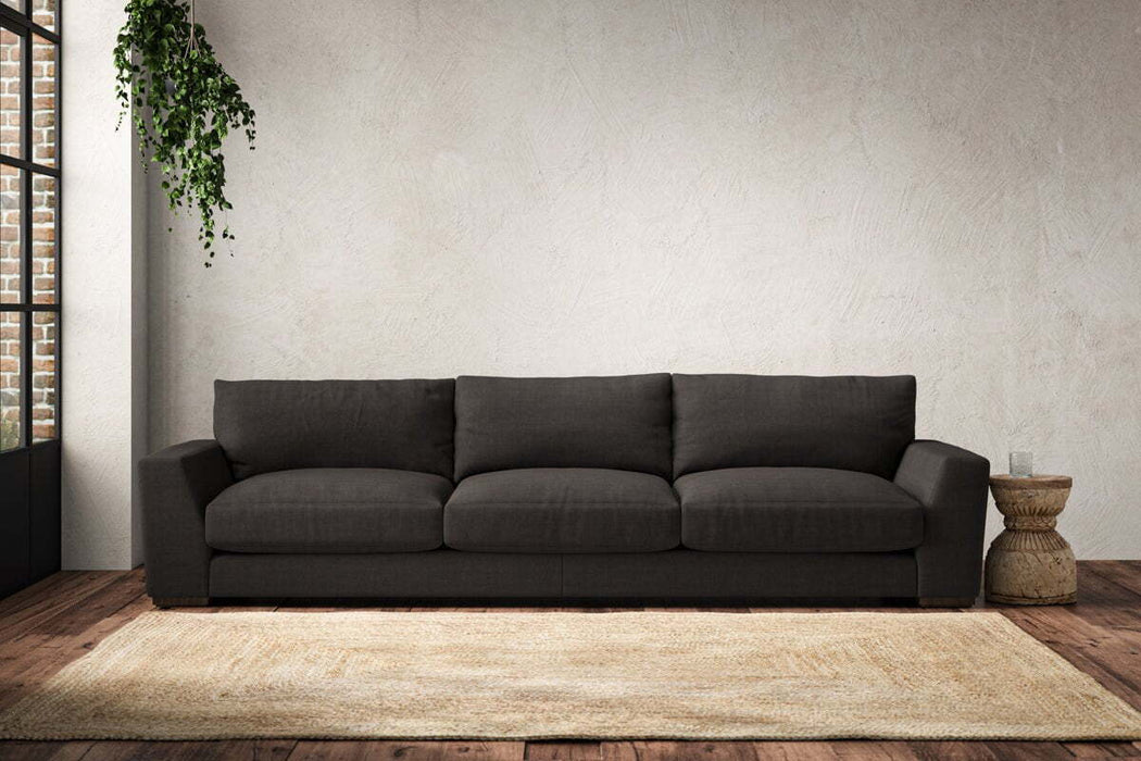 Guddu Super Grand Sofa - Brera Linen Espresso