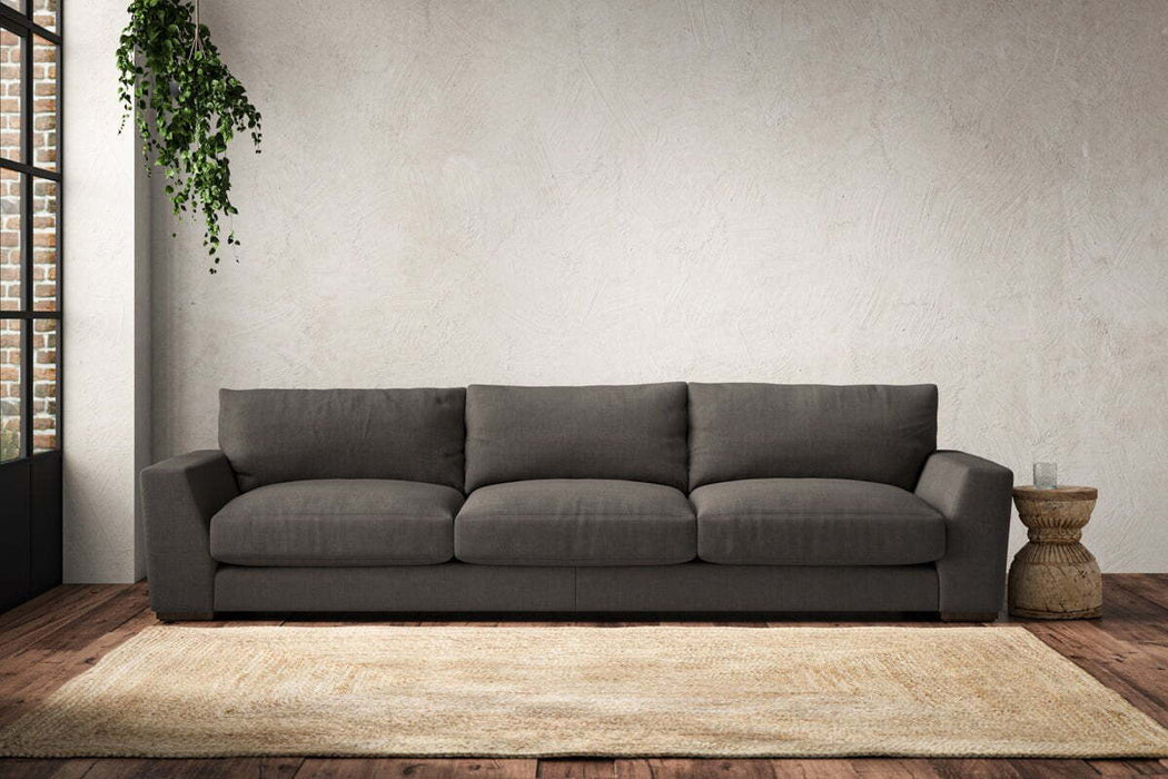 Guddu Super Grand Sofa - Brera Linen Granite