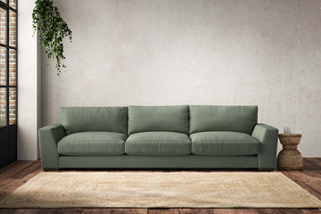 Guddu Super Grand Sofa - Brera Linen Jade