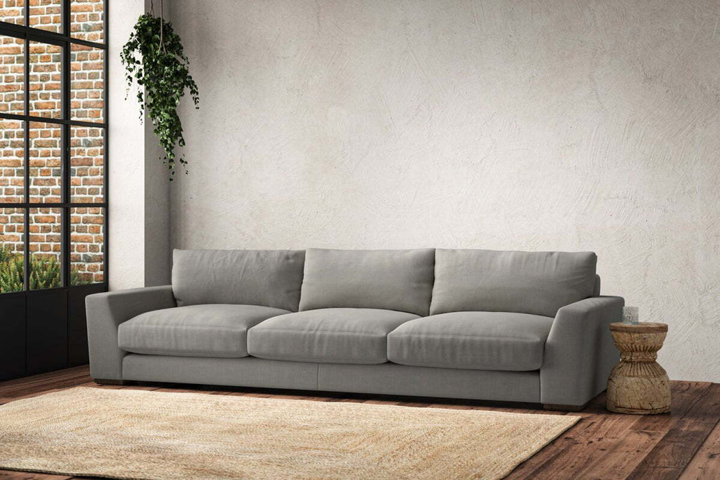 Guddu Super Grand Sofa - Brera Linen Smoke