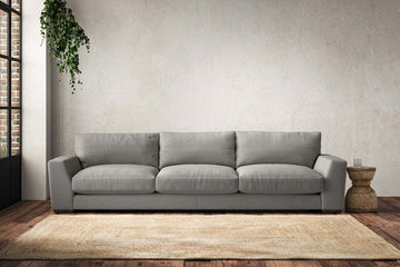 Guddu Super Grand Sofa - Brera Linen Smoke