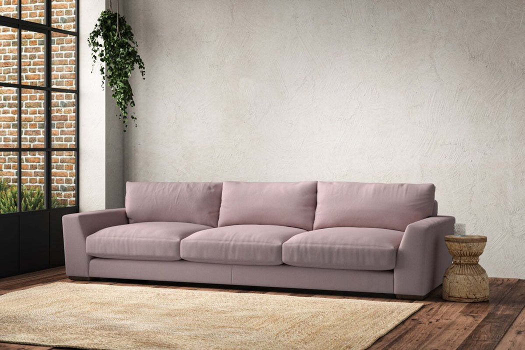 Guddu Super Grand Sofa - Recycled Cotton Lavender