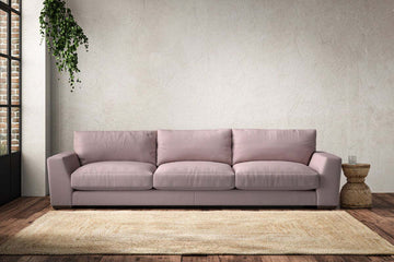 Guddu Super Grand Sofa - Recycled Cotton Lavender