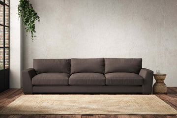 Guddu Super Grand Sofa - Recycled Cotton Mocha