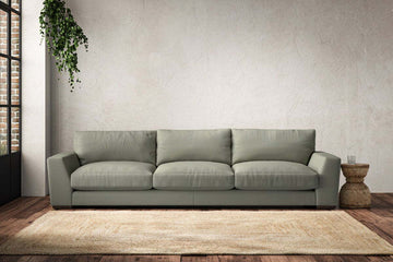 Guddu Super Grand Sofa - Recycled Cotton Seaspray