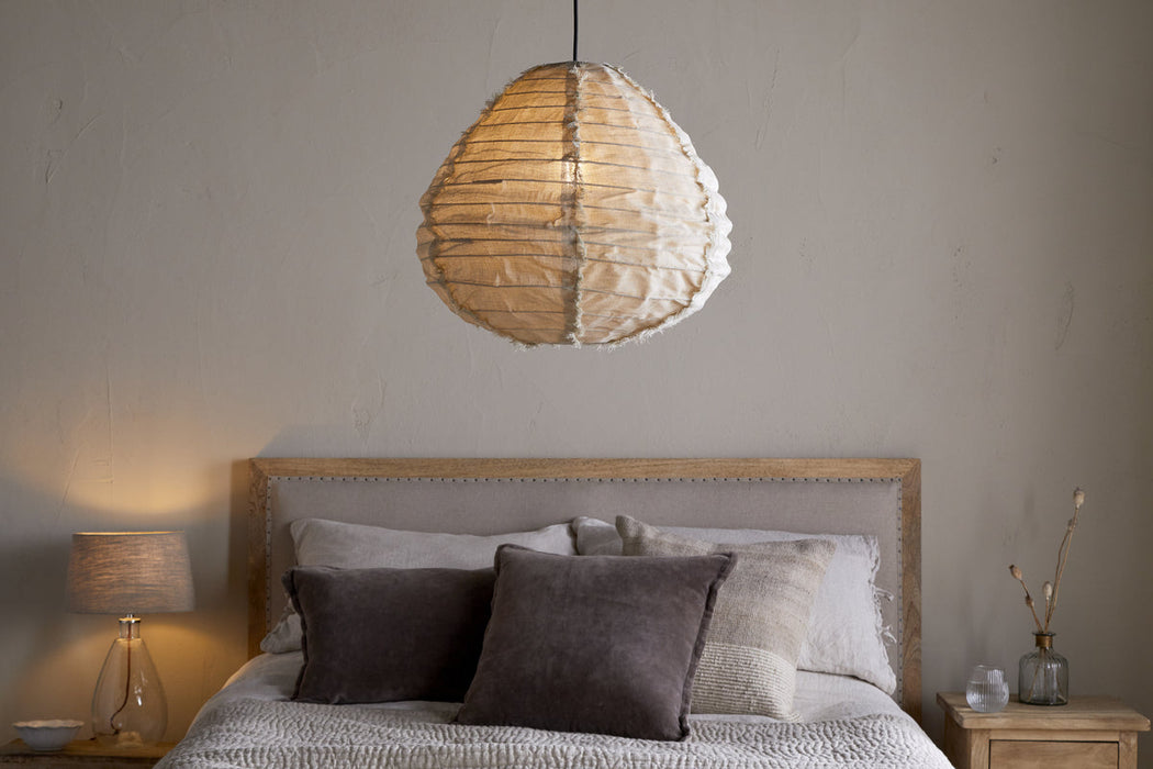 Hirana Linen Lampshade Natural Small