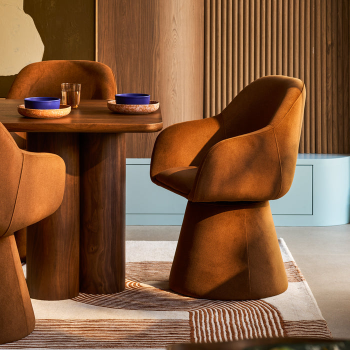 Herman Swivel Carver Dining Chair