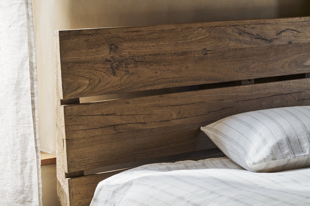 Iya Reclaimed Wood Bed Natural