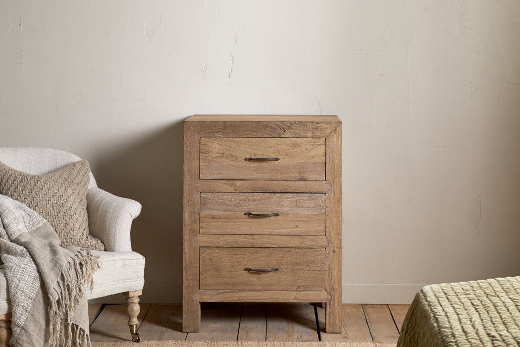 Iya Reclaimed Wood Chest Of Drawers Natural Small