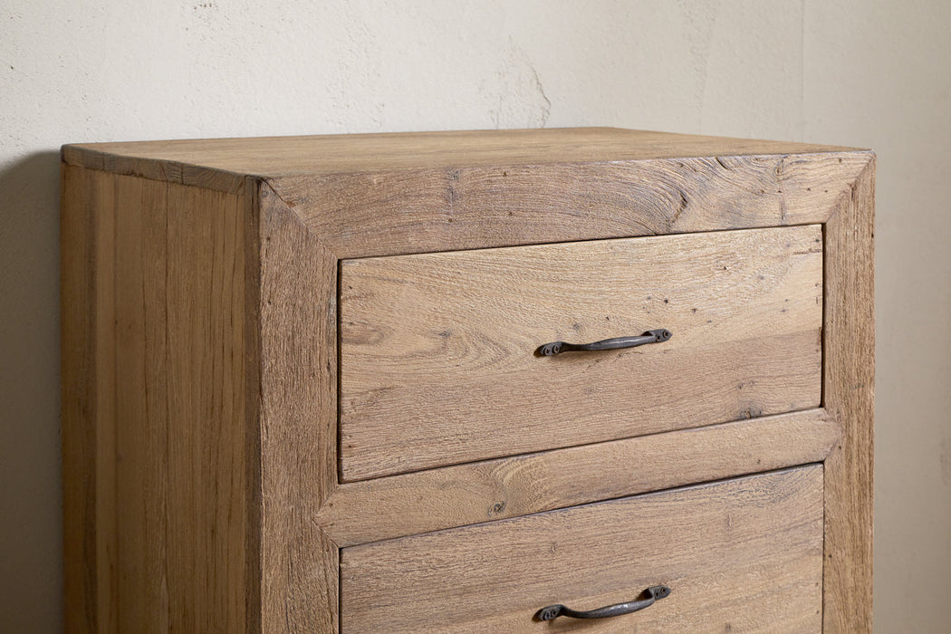 Iya Reclaimed Wood Chest Of Drawers Natural Small