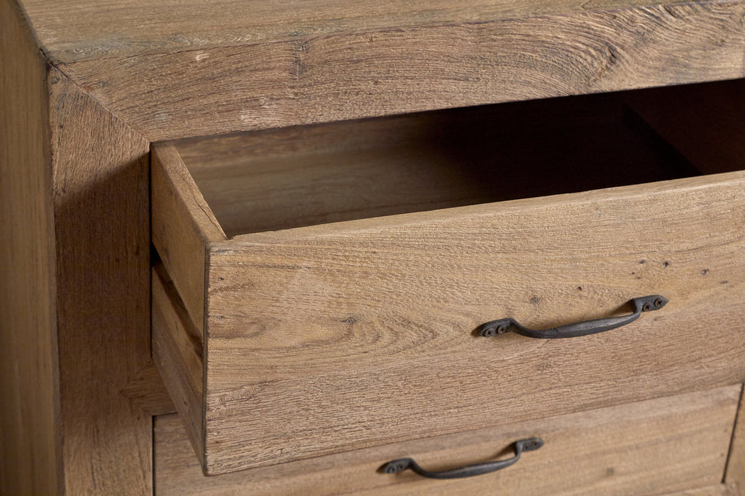 Iya Reclaimed Wood Chest Of Drawers Natural Small