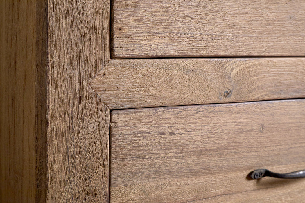 Iya Reclaimed Wood Chest Of Drawers Natural Small