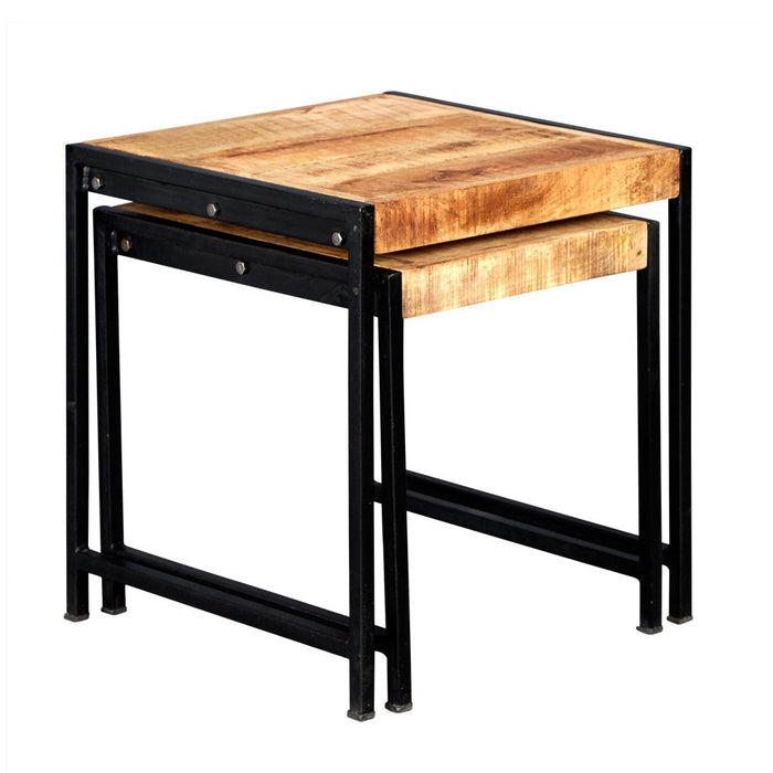 Cosmo Industrial Nest of 2 Tables