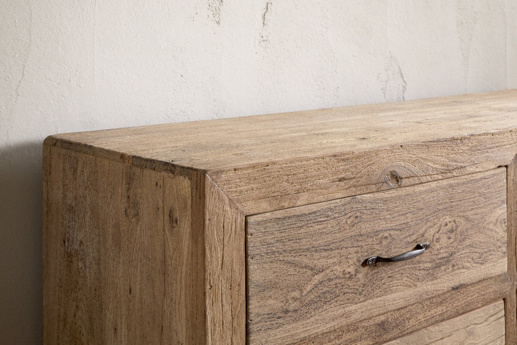 Iya Reclaimed Wood Chest Of Drawers Natural Large