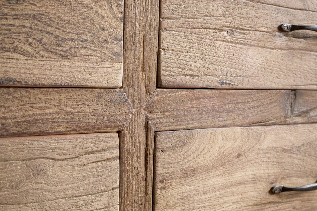 Iya Reclaimed Wood Chest Of Drawers Natural Large