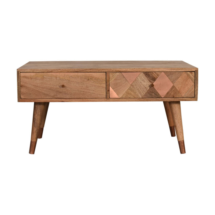 The Oakridge Copper Inlay Coffee Table