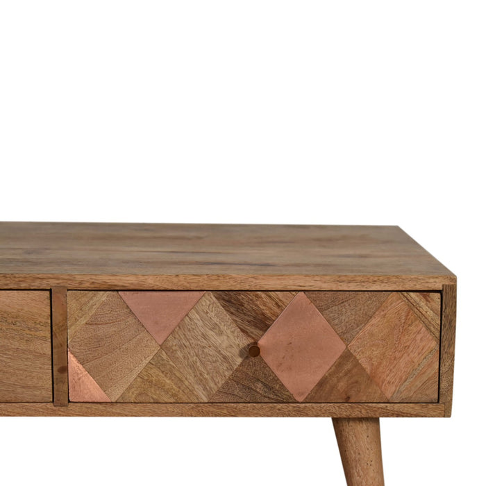 The Oakridge Copper Inlay Coffee Table