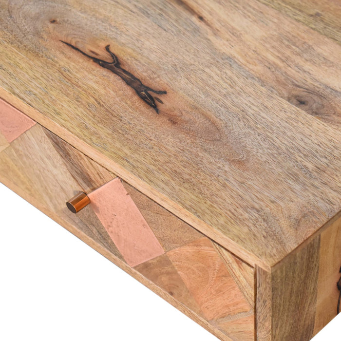The Oakridge Copper Inlay Coffee Table