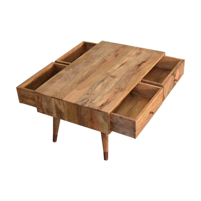 The Oakridge Copper Inlay Coffee Table
