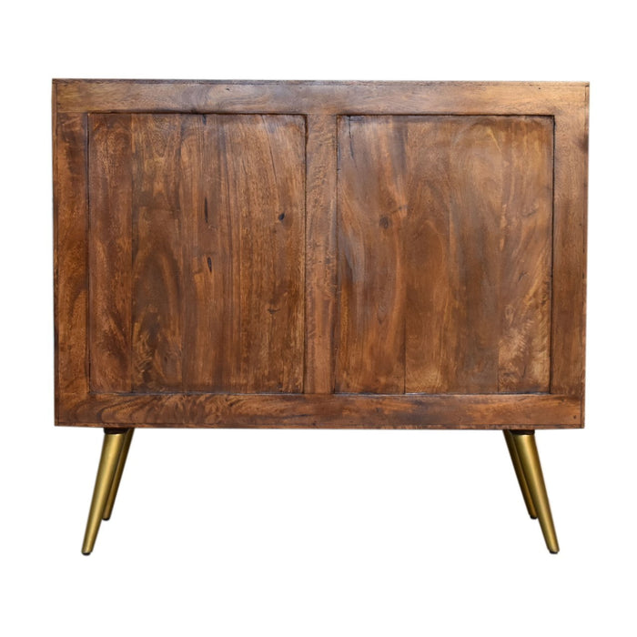 The Abstract Chestnut & Geometric Inlay Sideboard
