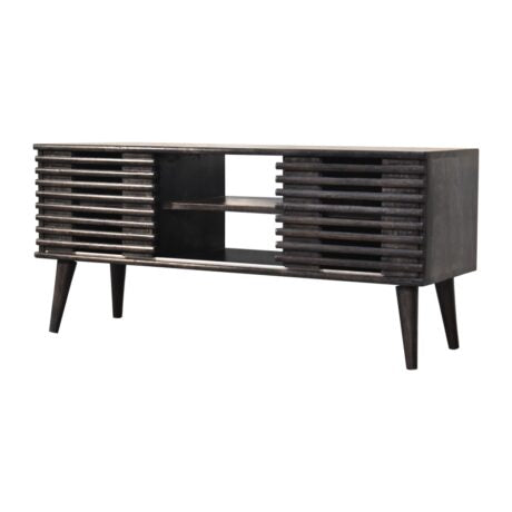 The Kobe Solid Wood Media Unit
