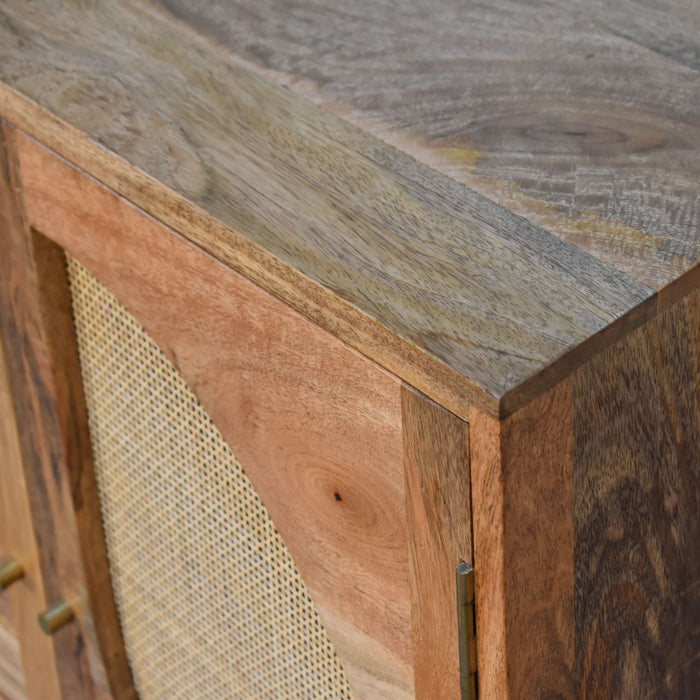The Botanical Hand-Carved Close-Knit Leaf Cabinet