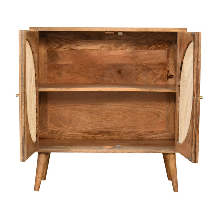 The Botanical Hand-Carved Close-Knit Leaf Cabinet