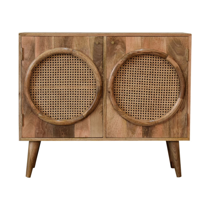 The Larissa Arched Reeded Glass Cabine