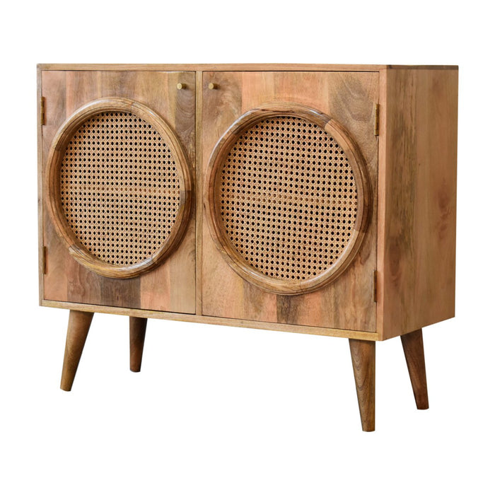 The Larissa Arched Reeded Glass Cabine