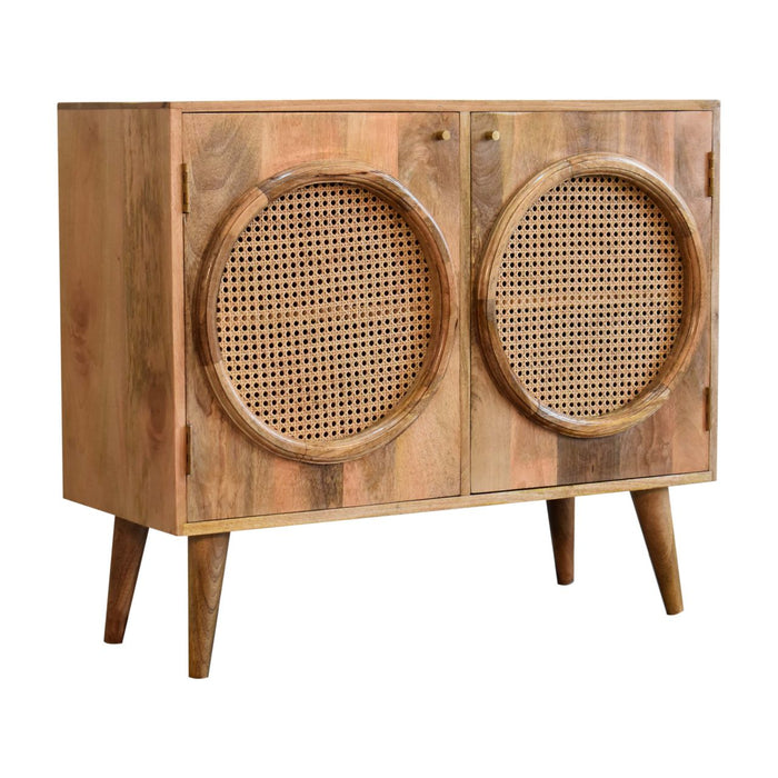 The Larissa Arched Reeded Glass Cabine