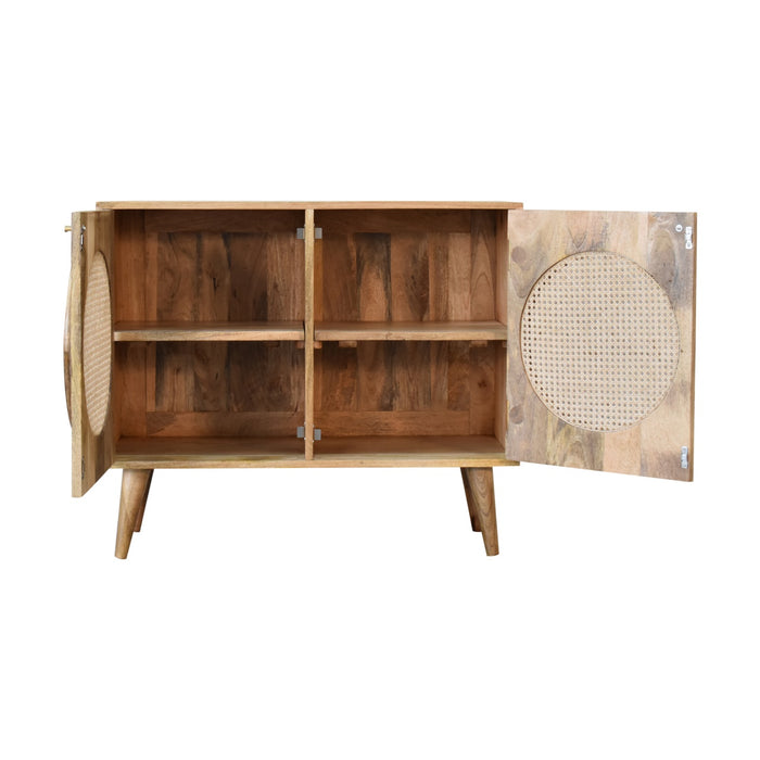 The Larissa Arched Reeded Glass Cabine