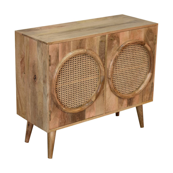 The Larissa Arched Reeded Glass Cabine