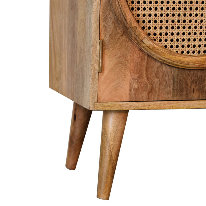 The Larissa Arched Reeded Glass Cabine