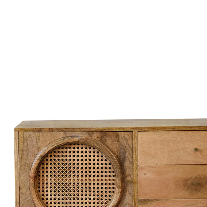 The Larissa Minimalist Fluted Sideboard