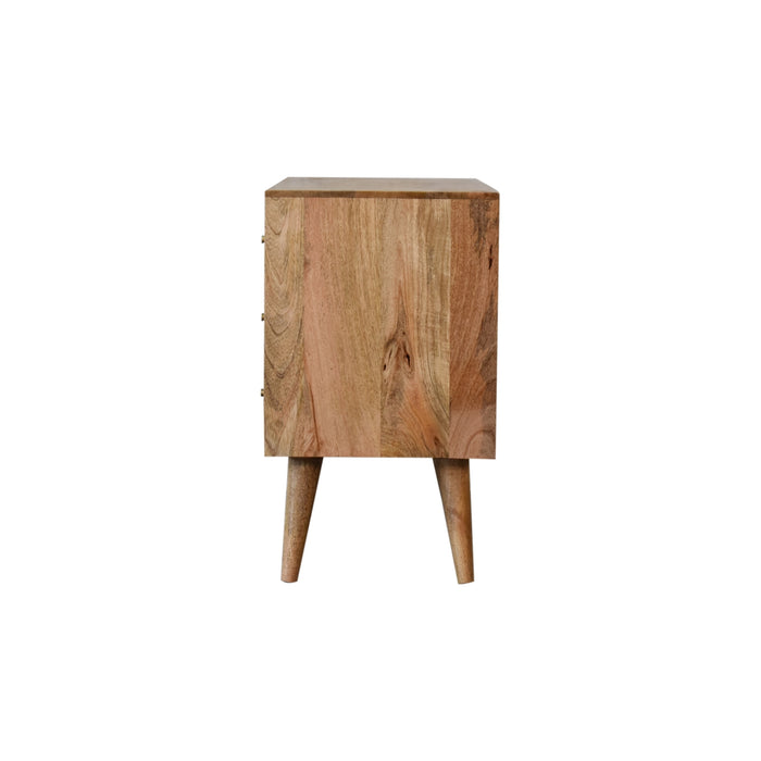 The Larissa Minimalist Fluted Sideboard