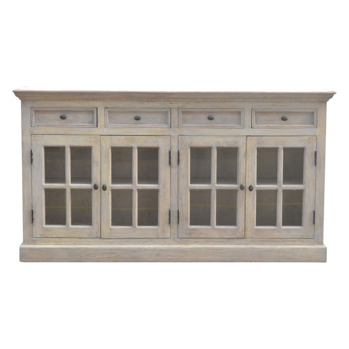 The Grand Stone-Wash Glazed Credenza Sideboard