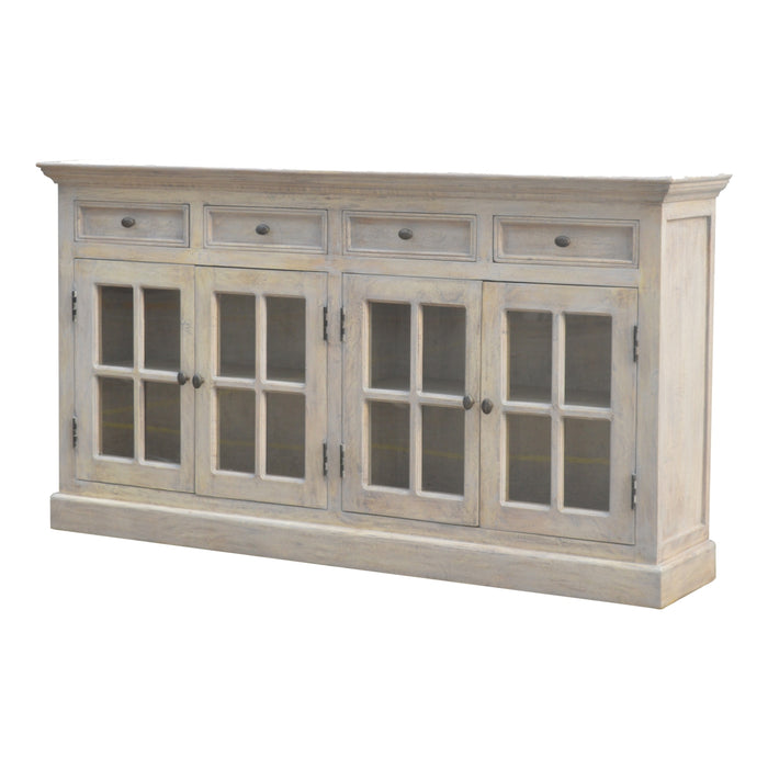 The Grand Stone-Wash Glazed Credenza Sideboard