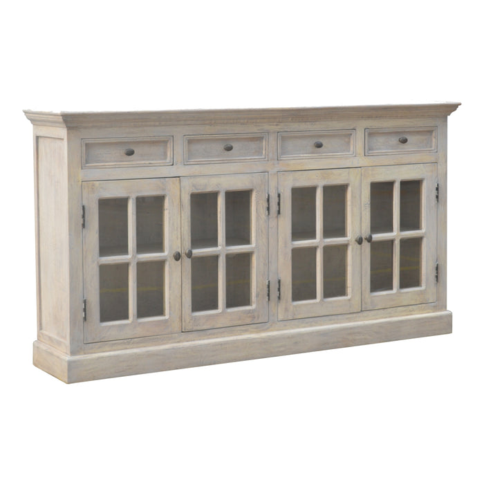 The Grand Stone-Wash Glazed Credenza Sideboard