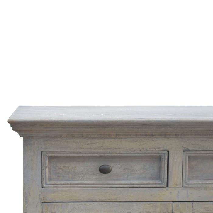 The Grand Stone-Wash Glazed Credenza Sideboard