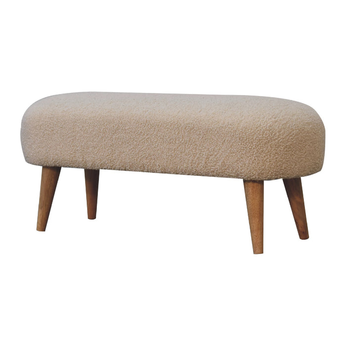 The Bouclé Haven Hallway Bench