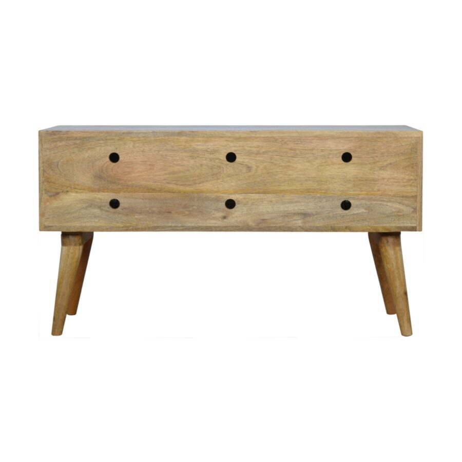 Oak-ish Diamond Bench