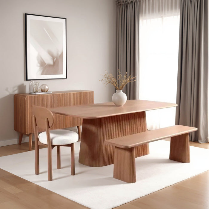 Indus Solid Wood Dining Chair Set Of 2