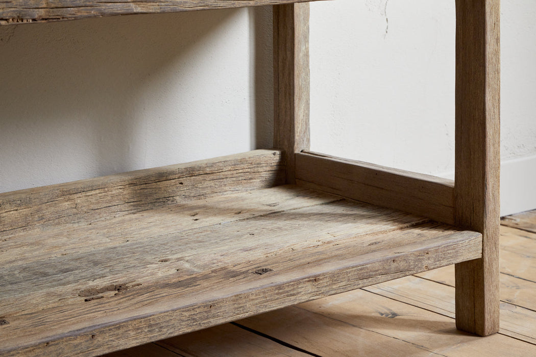 Ibo Reclaimed Wood Pantry Standing Shelves Natural