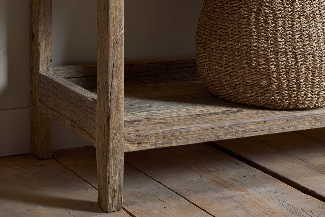 Ibo Reclaimed Wood Pantry Standing Shelves Natural