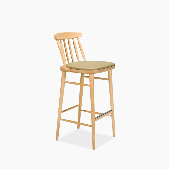 Tessa Wooden Bar Stool