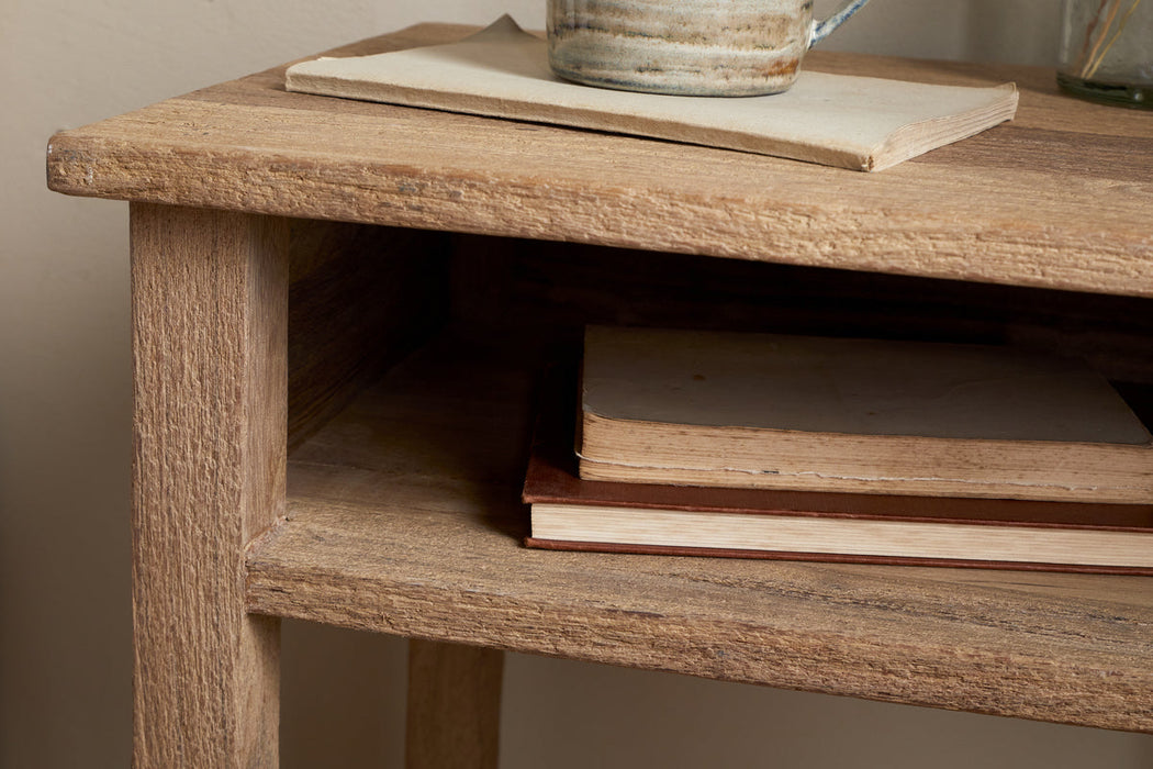 Iya Reclaimed Wood Bedside Table Natural
